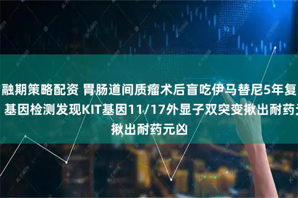 融期策略配资 胃肠道间质瘤术后盲吃伊马替尼5年复发,基因检测发现KIT基因11/17外显子双突变揪出耐药元凶